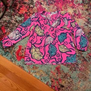 Lilly Pulitzer Elsa Silk Top in XL